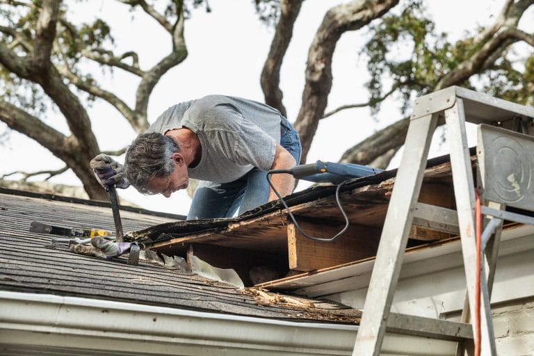 storm damage roof repair in Seattle